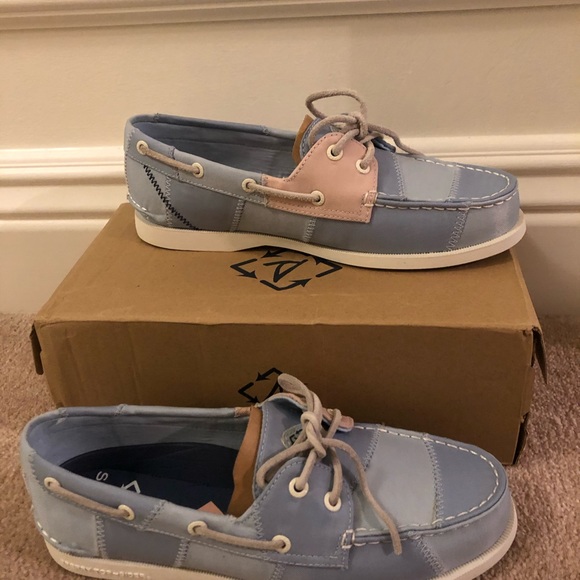 Sperry 2 Eye Bio Blu/LT Pink 6.5 - Picture 17 of 17
